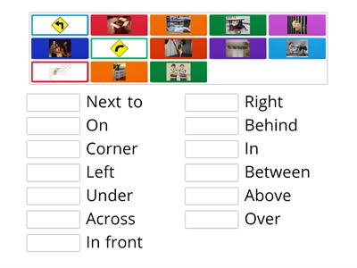 Prepositions of place