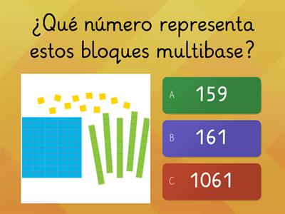 Descomponiendo números en la tabla de valor posicional y uso de los bloques multibase