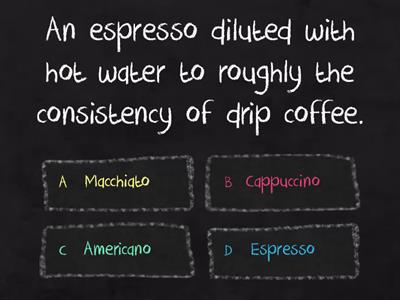 SPECSHS-BAR002 Bartending Concepts and Undermixing Principles in Preparing Espresso.