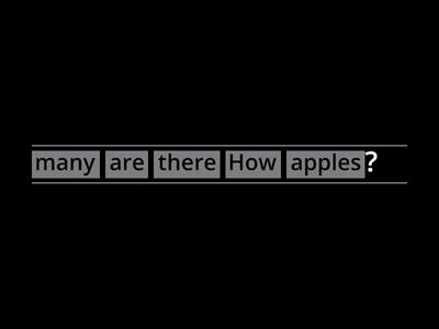  How many ____ are there?