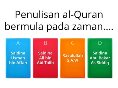Sejarah Penulisan Al-quran