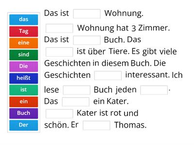 Bestimmter Und Unbestimmter Artikel - Unterrichtsmaterialien