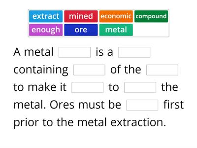Extracting metals