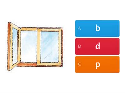 A b, d, p betűk differenciálása