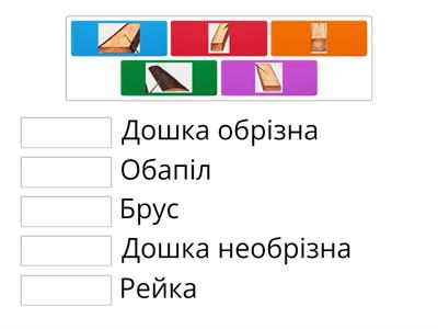 Види пиломатеріалів