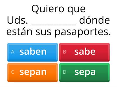 The Subjunctive - Teaching Resources