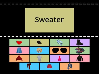 Clothing vocabulary