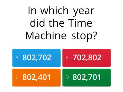 The Time Machine Quiz