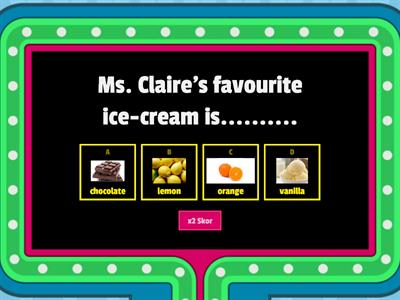 All about Ms. Claire
