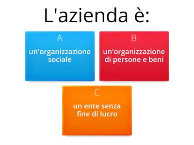 L`azienda e le sue caratteristiche