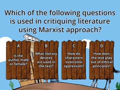 Marxist Literary Approach Pre-test