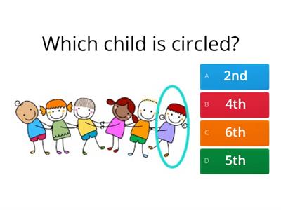  Ordinal Numbers Quiz