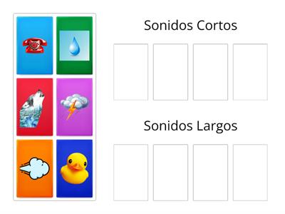 Identifica Sonidos Largos y Sonidos Cortos