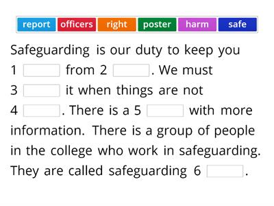 Safeguarding