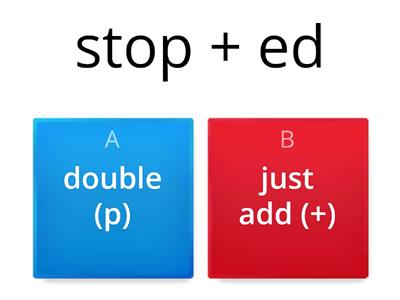 5.3 doubling rule -ed, -ing