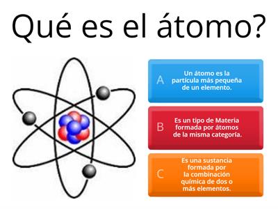 El átomo y su estructura.