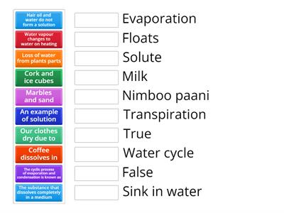 Properties of water 