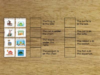 Pets Prepositions