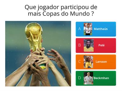 Quiz Futebol Nível 2 (Especial Copa do Mundo )
