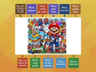 Discriminación visual Mario bros
