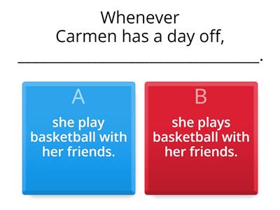 CARMEN + BASKETBALL 