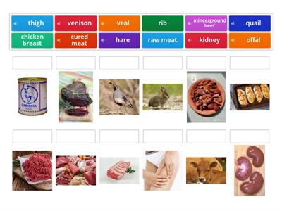 meat vocabulary