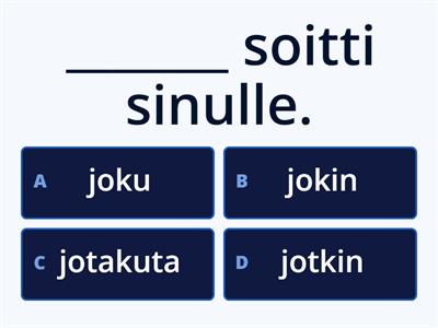 Joku ja jokin