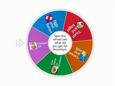 Spin the wheel for breakfast