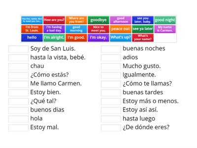 Tarea- Match up 