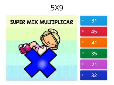 Super mix de las tablas de multiplicar