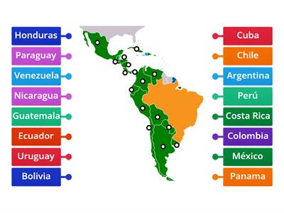 Los países hispanohablantes de América Latina