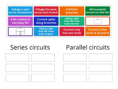  Series and parallel circuits
