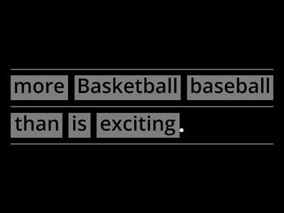 A1A2 Sports - Comparatives and Superlatives