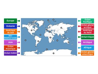 Océans et continents