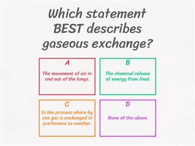 Gaseous exchange