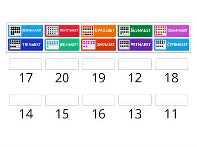 Serbian A1 - Teen Numbers