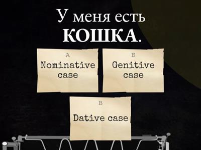 Nominative, Genitive, Dative cases. 