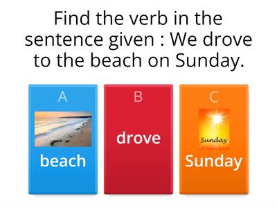 VERBS QUIZ