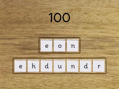 NUMBERS 1-20 and tens to 100