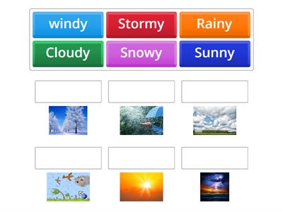 Match The Name of Weathers