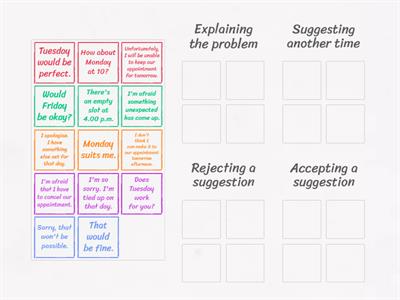 Topic 1.2.2: Change Appointments (Exercise 2)