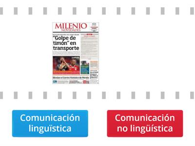 Comunicación: Linguística - No lingüística