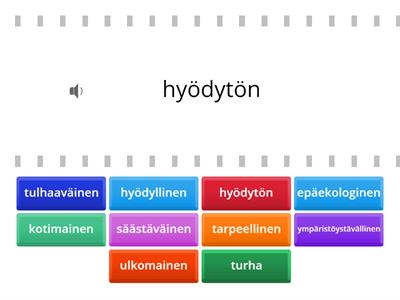 SM 3/ adjektiivit - vastanimet