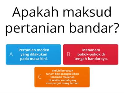 RBT TAHUN 5 - 7.1.1 PERTANIAN BANDAR 7.1.2 JENIS SISTEM TAKUNGAN