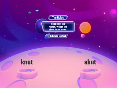 Silent Letters: kn, gn, wr, mb Whack-a-Mole