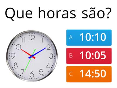  Hora/relógio