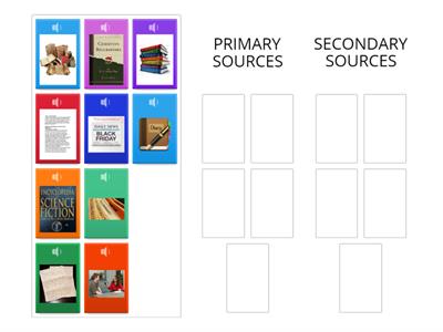 PRIMARY SOURCES AND SECONDARY SOURCES
