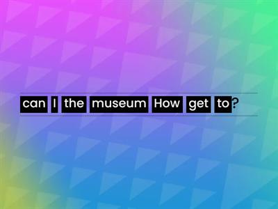 Lesson 8. How can I get to the museum?
