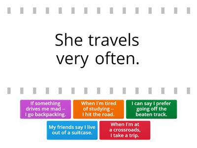 Travel idioms