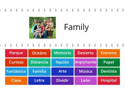 COGNADOS EN INGLÉS 2° C TELESECUNDARIA 